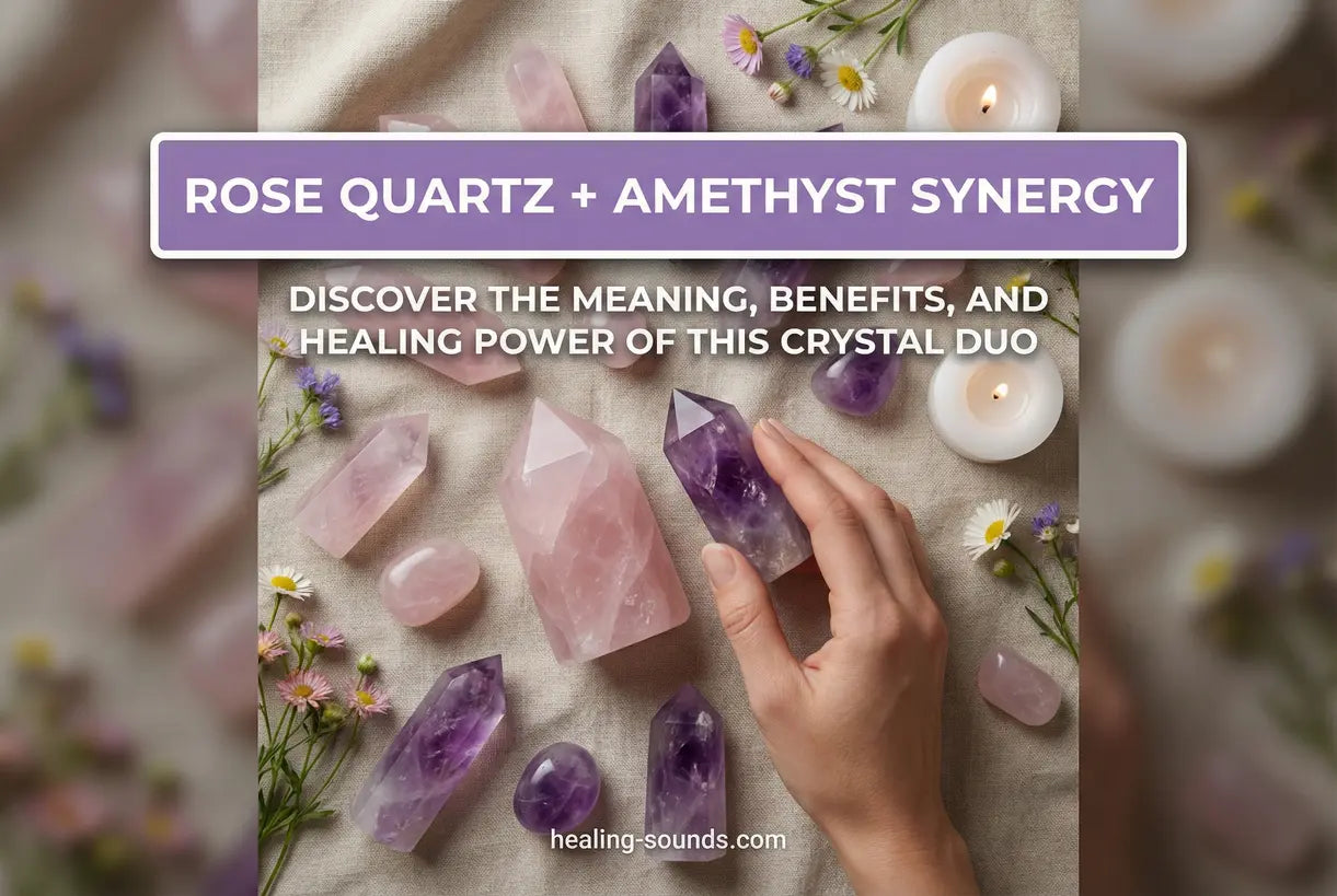 Rose Quartz and Amethyst: A Powerful Crystal Combination Guide