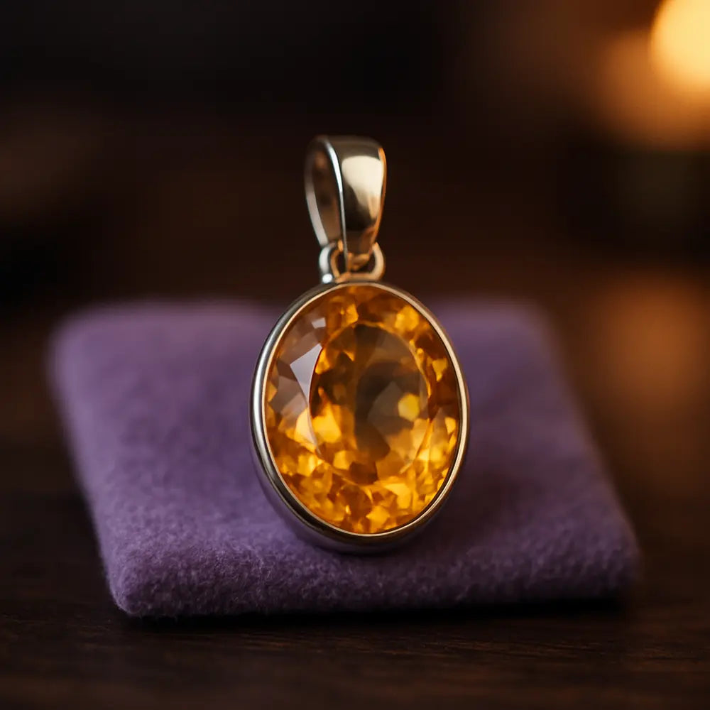 citrine-pendants