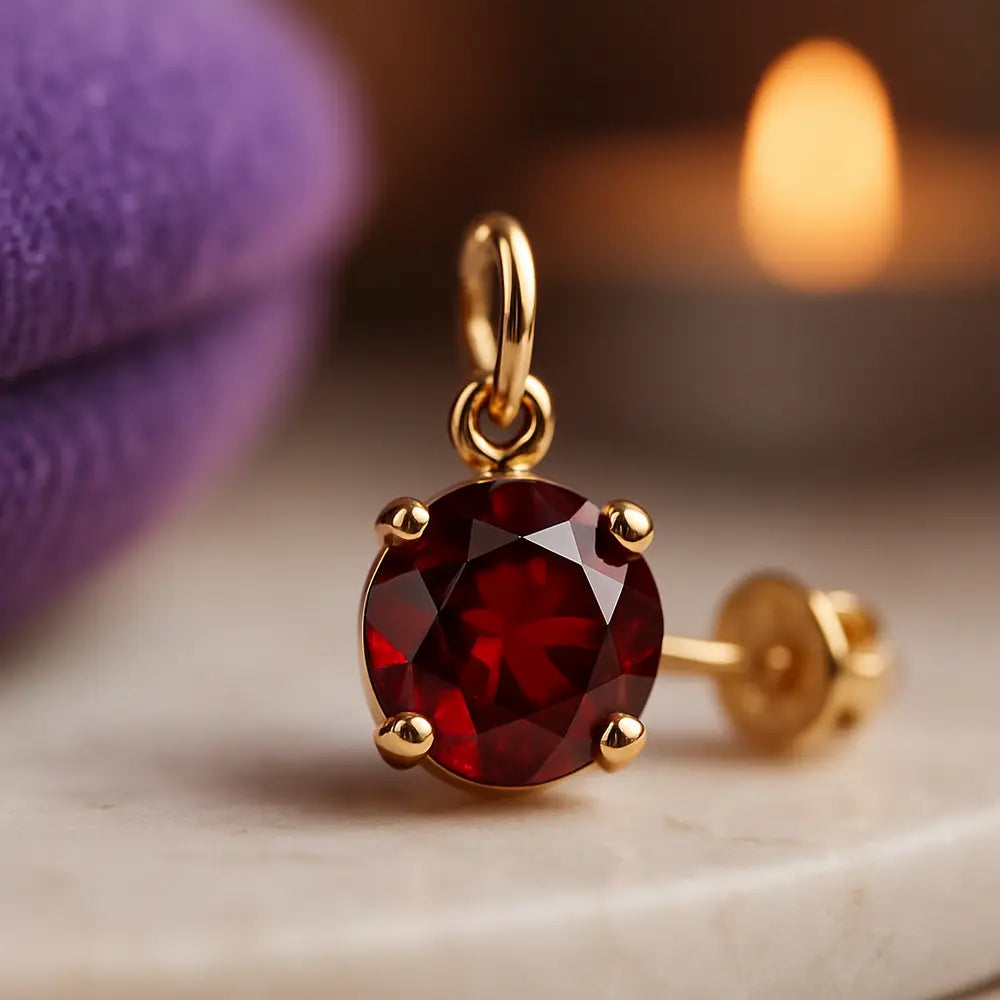 garnet-earrings