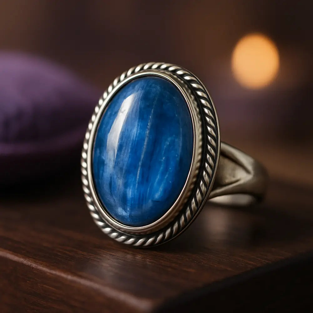 • VEIL • Kyanite + Silver Ring