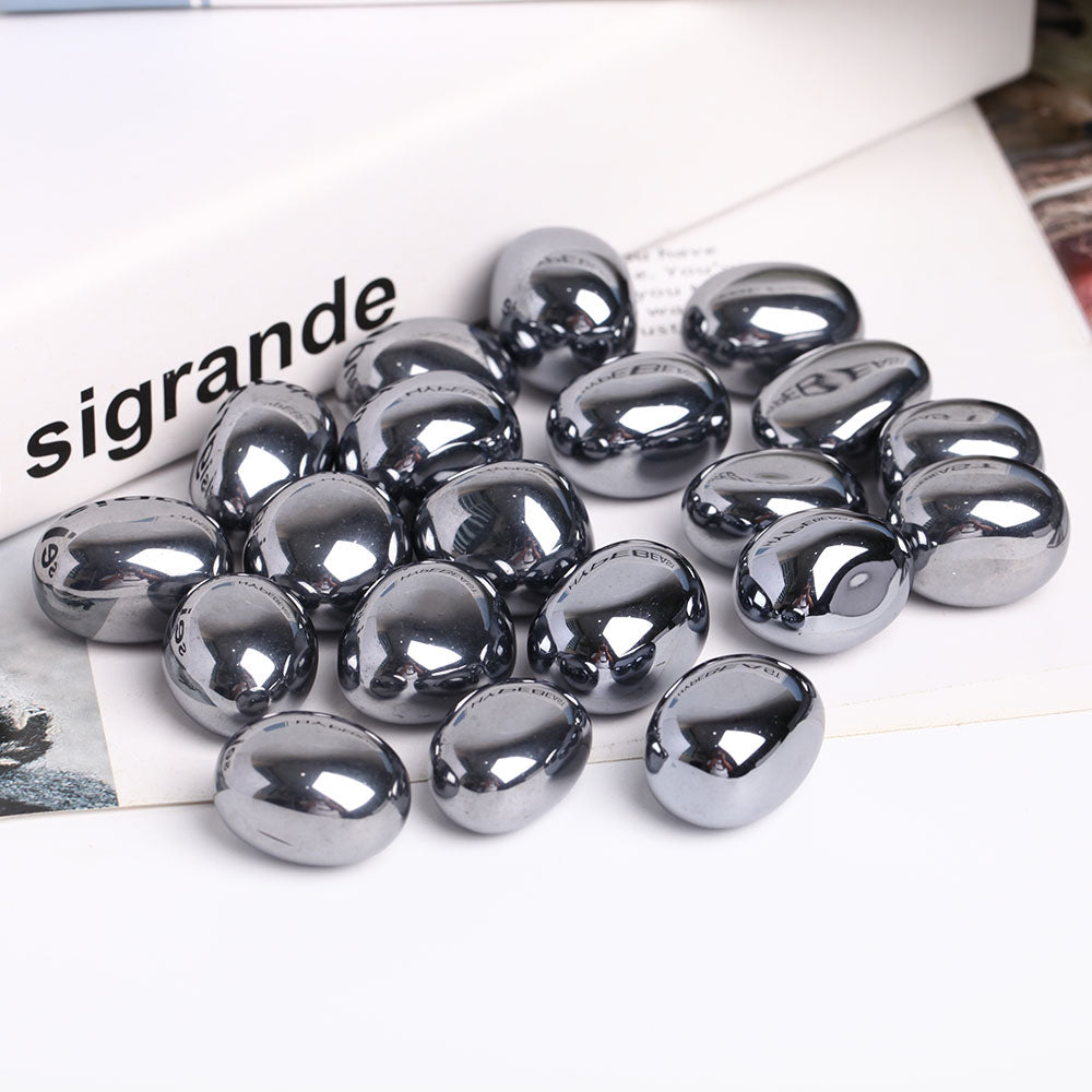 0.25kg Terahertz Tumbled Stones 2-3cm for Healing