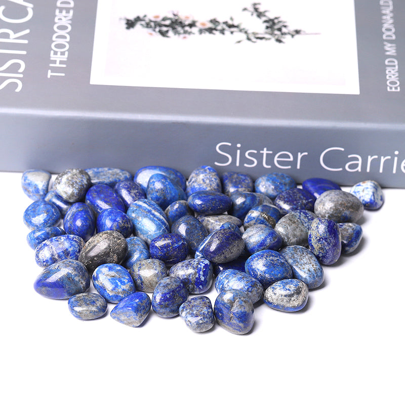 0.5kg Polished Lapis Lazuli Blue Tumbled Stones for Healing