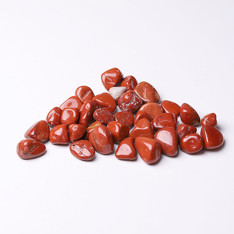 0.5kg Red Jasper Tumbled Stones 10-25mm Healing Energy