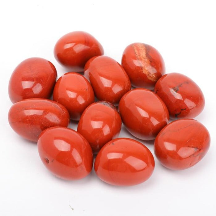 0.5kg Red Jasper Tumbled Stones for Energy Healing