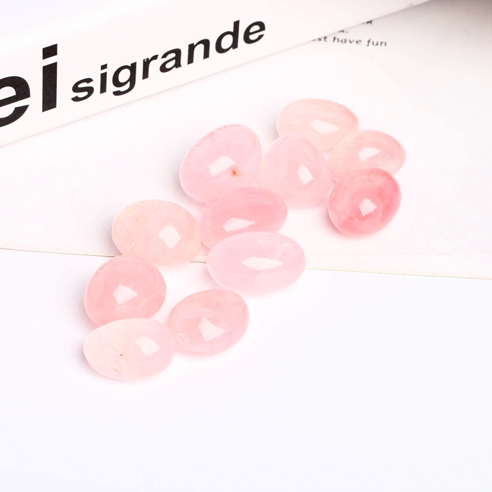 0.5kg Rose Quartz Crystal Tumbled Stones 2-3cm Size