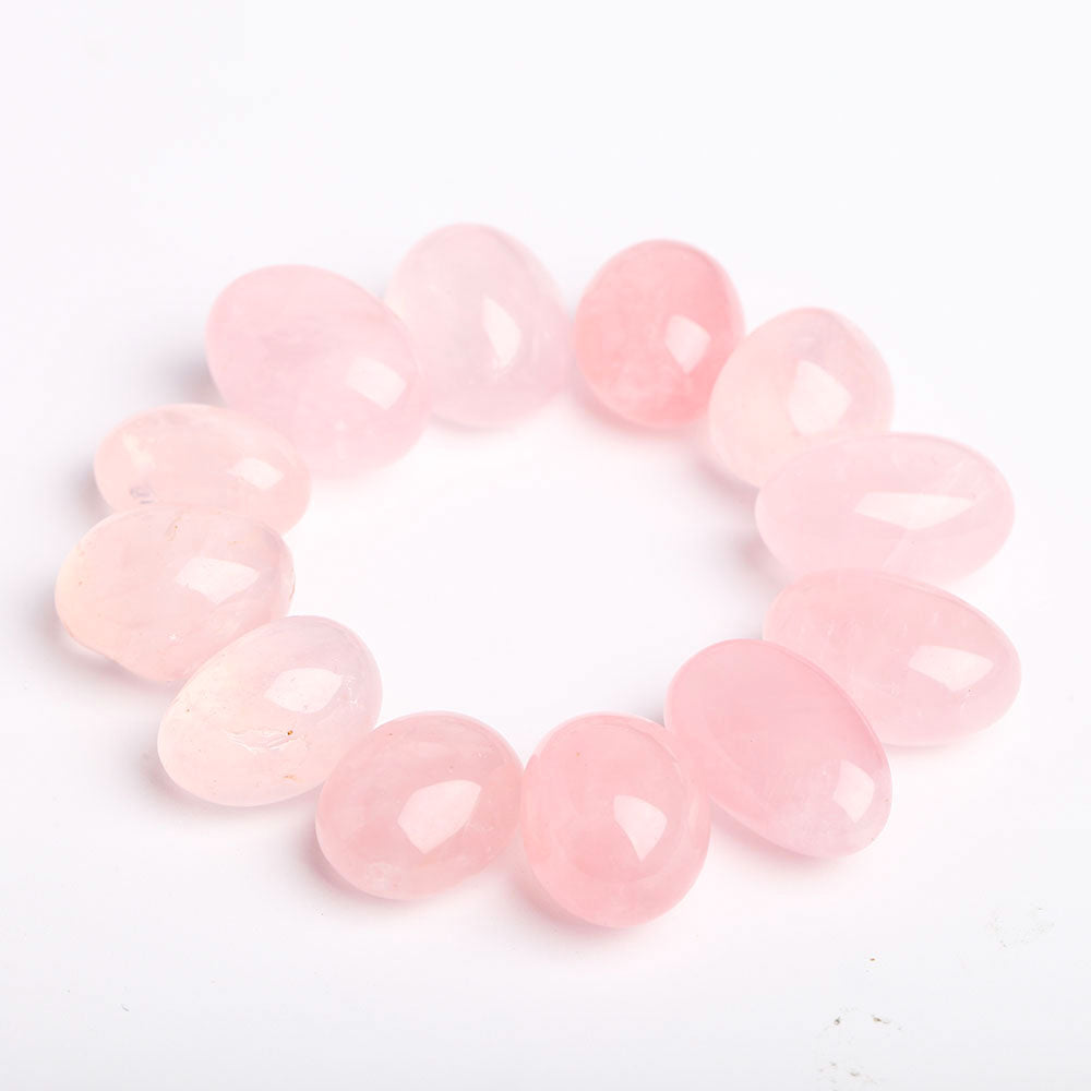0.5kg Rose Quartz Crystal Tumbled Stones 2-3cm Size