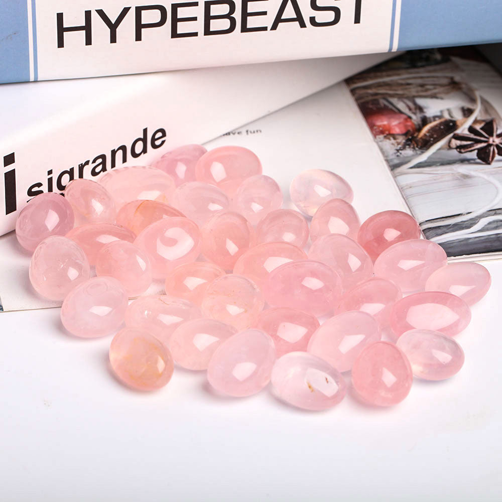 0.5kg Rose Quartz Crystal Tumbled Stones 2-3cm Size