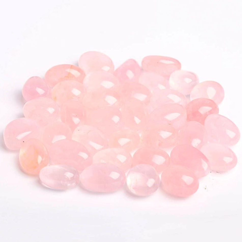 0.5kg Rose Quartz Crystal Tumbled Stones 2-3cm Size