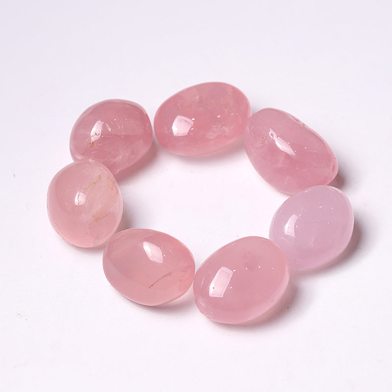 0.5kg Rose Quartz Tumbled Stones 2.5-3.5cm Healing Crystals