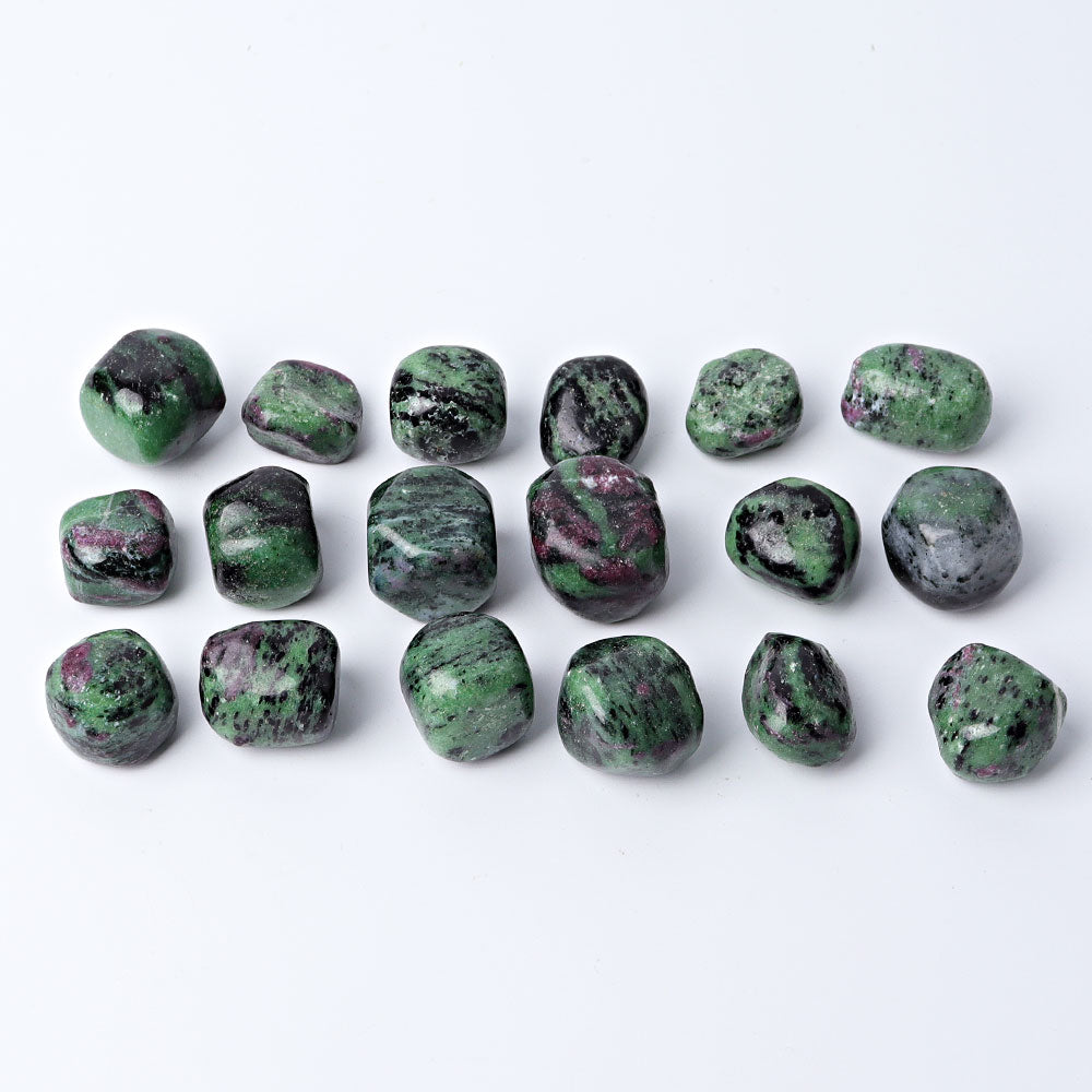 0.5kg Ruby in Zoisite Polished Tumbled Stones 20-30mm