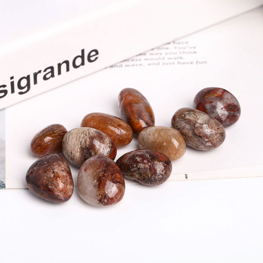 0.5kg Thousand Layer Quartz Crystal Tumbled Stones 2-3cm