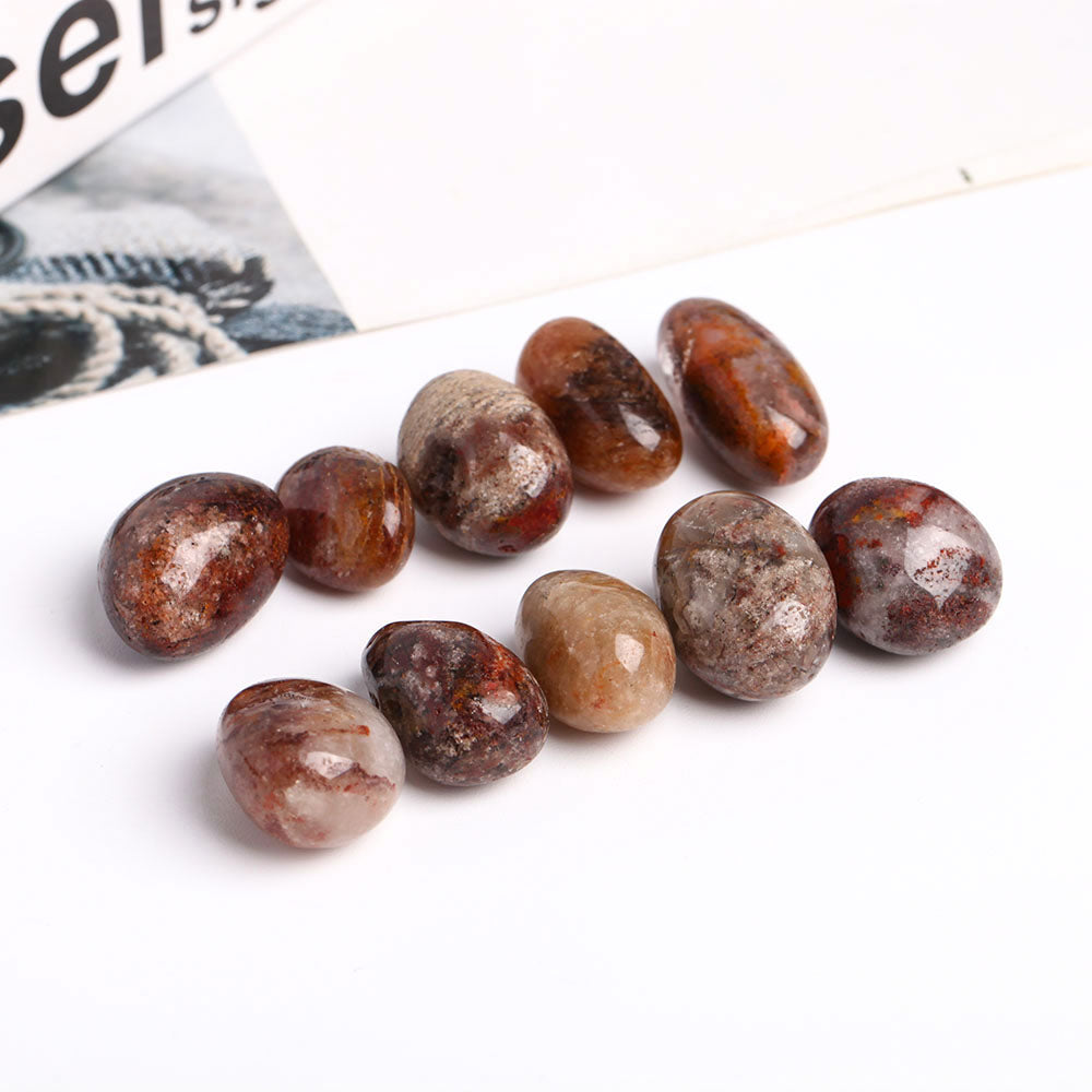 0.5kg Thousand Layer Quartz Crystal Tumbled Stones 2-3cm