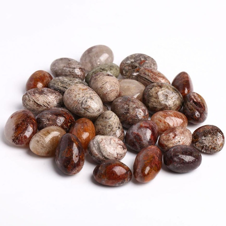 0.5kg Thousand Layer Quartz Crystal Tumbled Stones 2-3cm