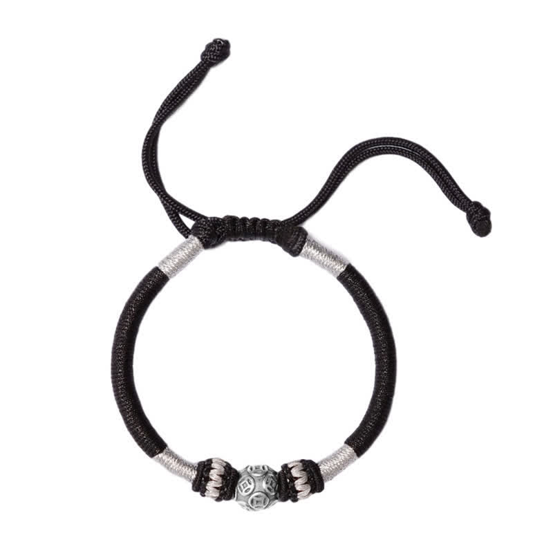 999 Sterling Silver Red String Protection Bracelet for Luck