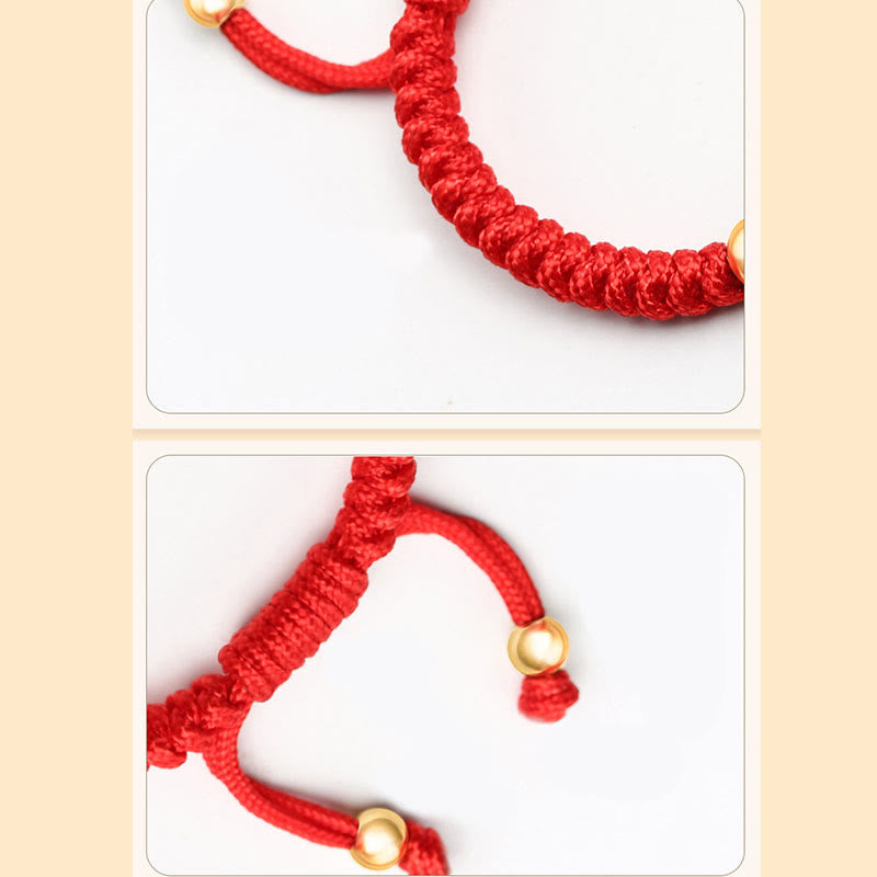 Kids Pixiu Bracelet in 999 Sterling Silver with King Kong Knot for Protection