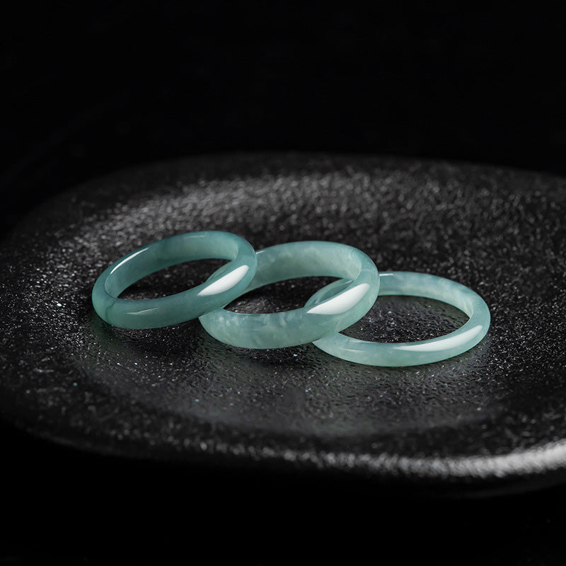 16mm Jade Ring for Prosperity, Protection & Success