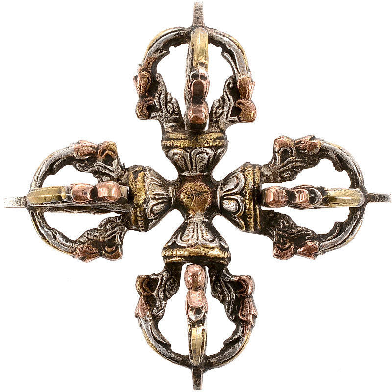 Handmade Copper & Iron Double Dorje Vajra for Meditation