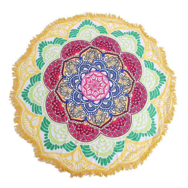 150x150cm Polyester Mandala Tapestry for Meditation & Decor