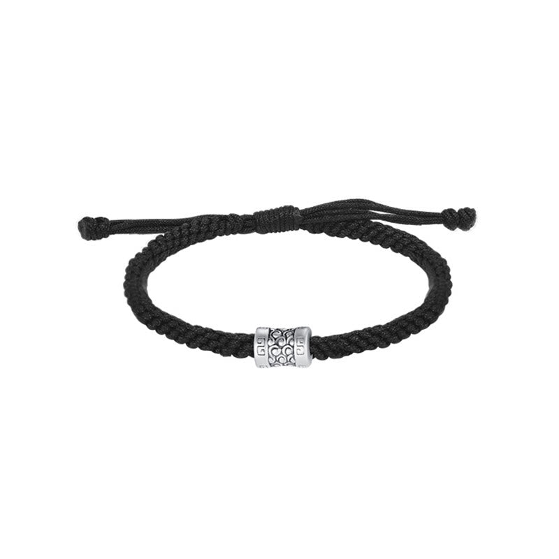 Red String Bracelet with 999 Silver Lucky Cloud Charm