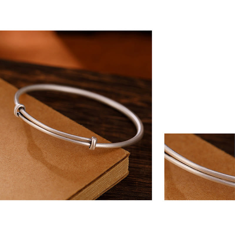 999 Sterling Silver Om Mani Padme Hum Love Bracelet