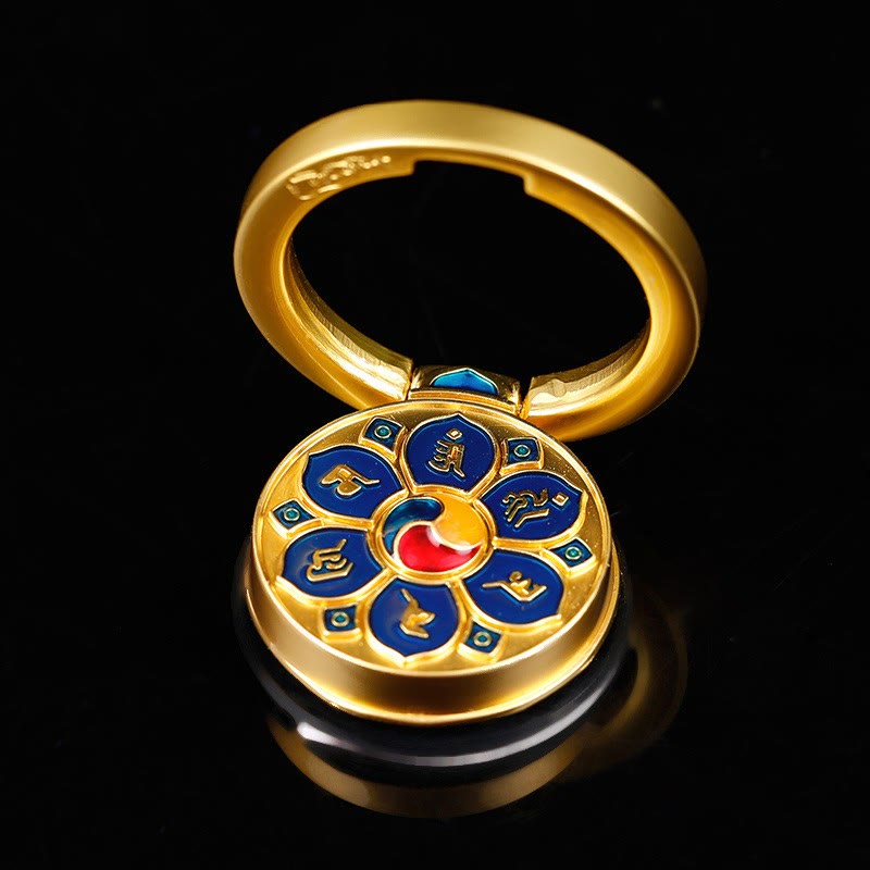 Om Mani Padme Hum Spiritual Phone Ring Bracket Universal Holder