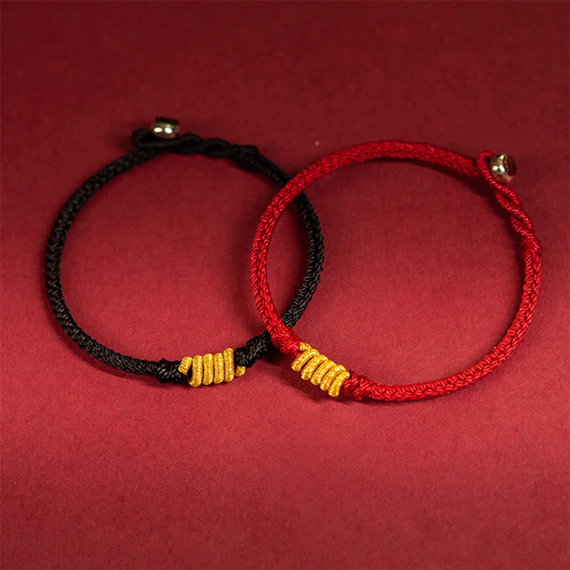 Red String Protection Bracelet with King Kong Knot for Luck