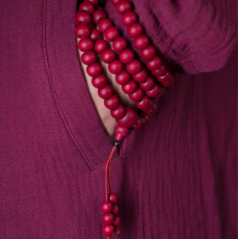 8mm Abelia Biflora Wood 108 Bead Protection Mala Bracelet