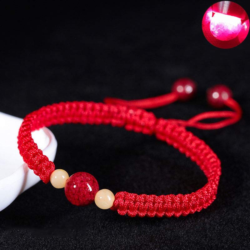 Cinnabar Bracelet for Kids | Red String Blessing Jewelry