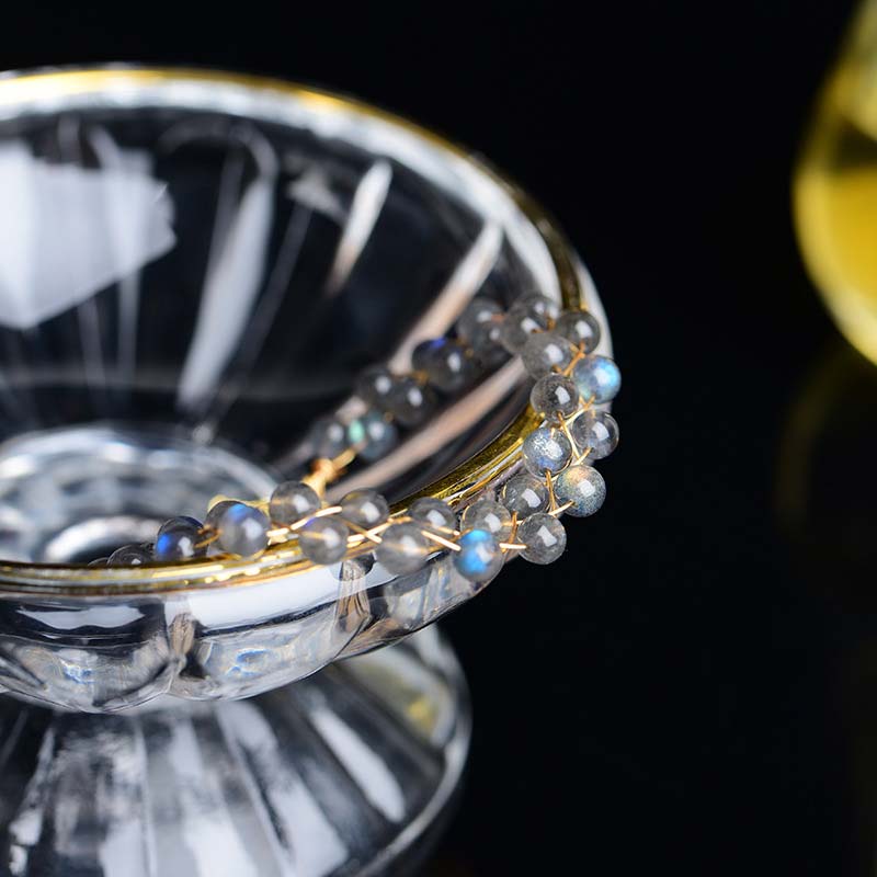 Adjustable Natural Moonstone Love Blessing Bracelet