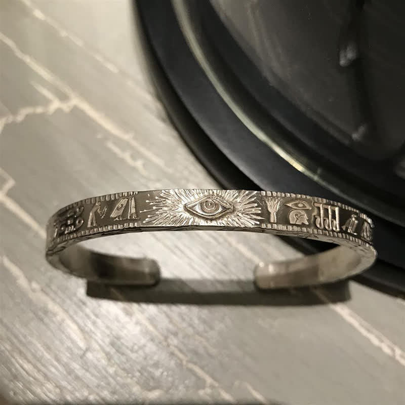 Eye of Horus Copper Protection Bracelet | Healing Sounds