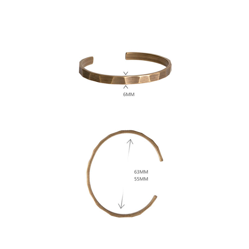 Copper Adjustable Cuff Bracelet for Wealth & Balance | Spiritual