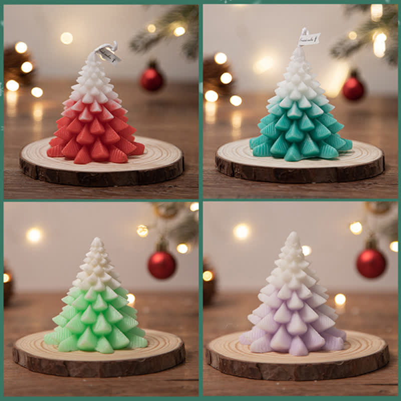 Christmas Tree Scented Soy Wax Candle for Spiritual Cleansing