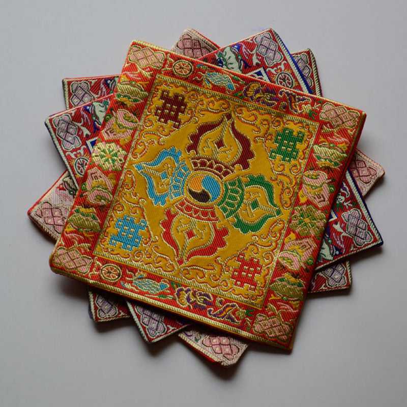 Prayer Altar Mat with Vajra | Tibetan Meditation Supplies