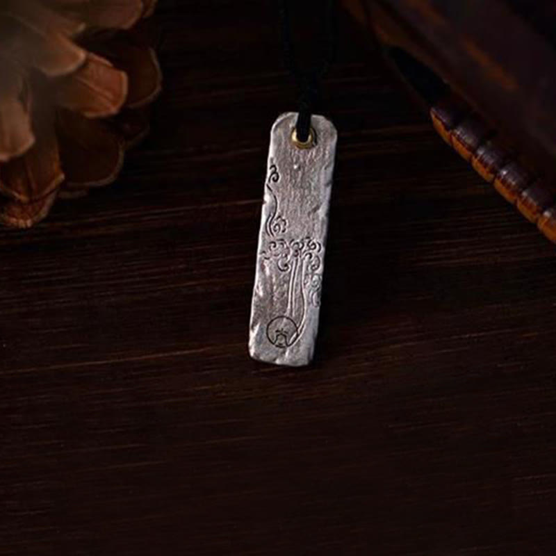 Copper Fortune Necklace | Chinese Character Prosperity Pendant