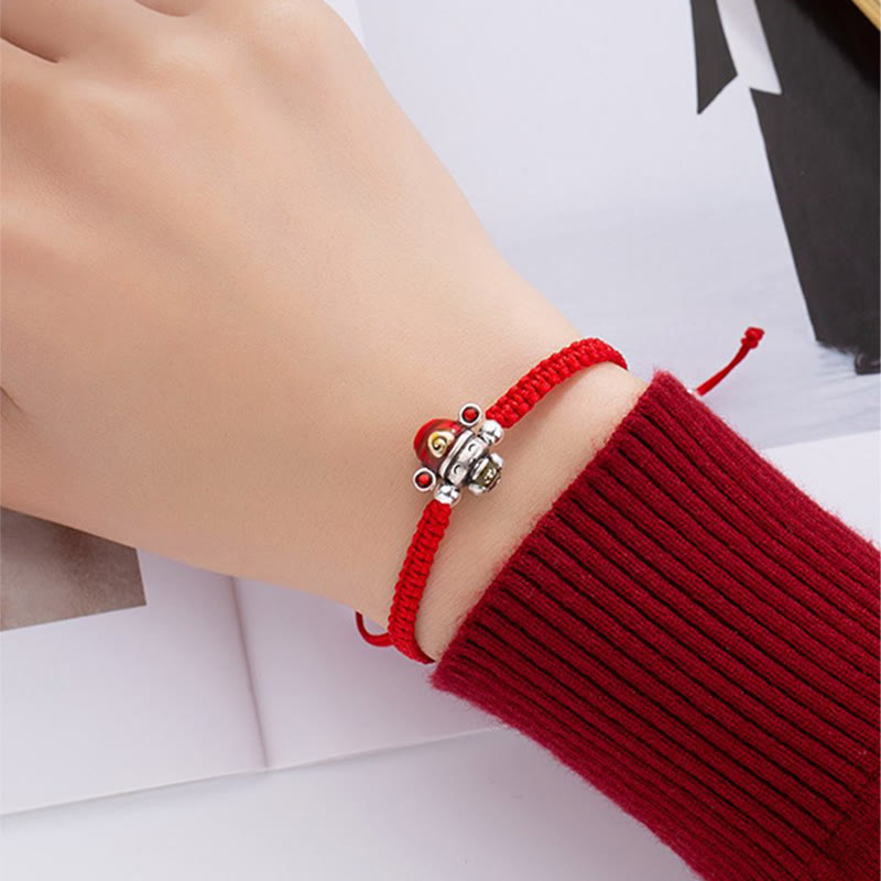 Handmade Red String Luck & Strength Bracelet 14mm