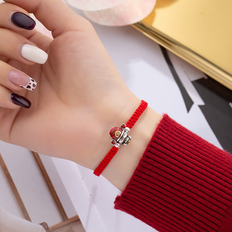 Handmade Red String Luck & Strength Bracelet 14mm