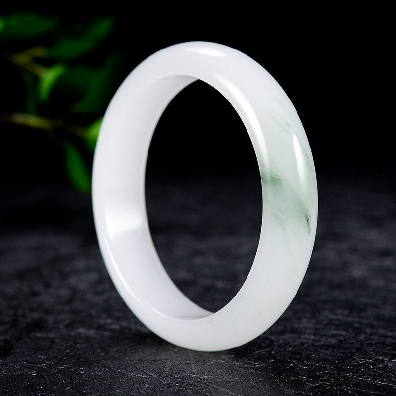 Natural Jade Luck Healing Bangle Bracelet 60-62mm