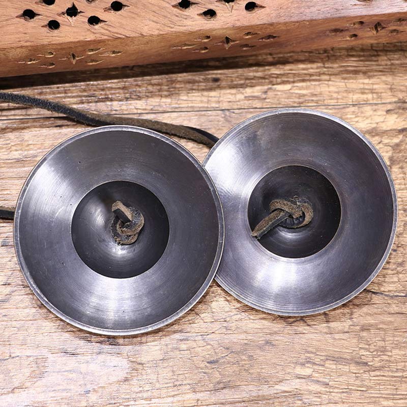 Copper Tibetan Tingsha Bell for Luck and Meditation