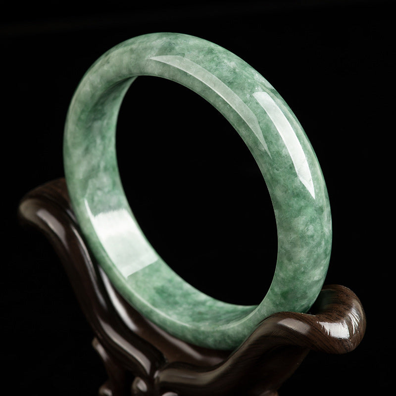 Natural Jade Luck Wealth Bangle Bracelet 58mm