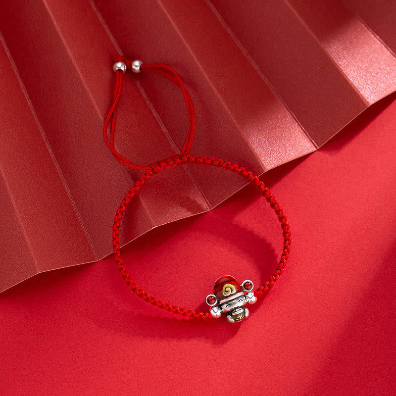 Handmade Red String Luck & Strength Bracelet 14mm
