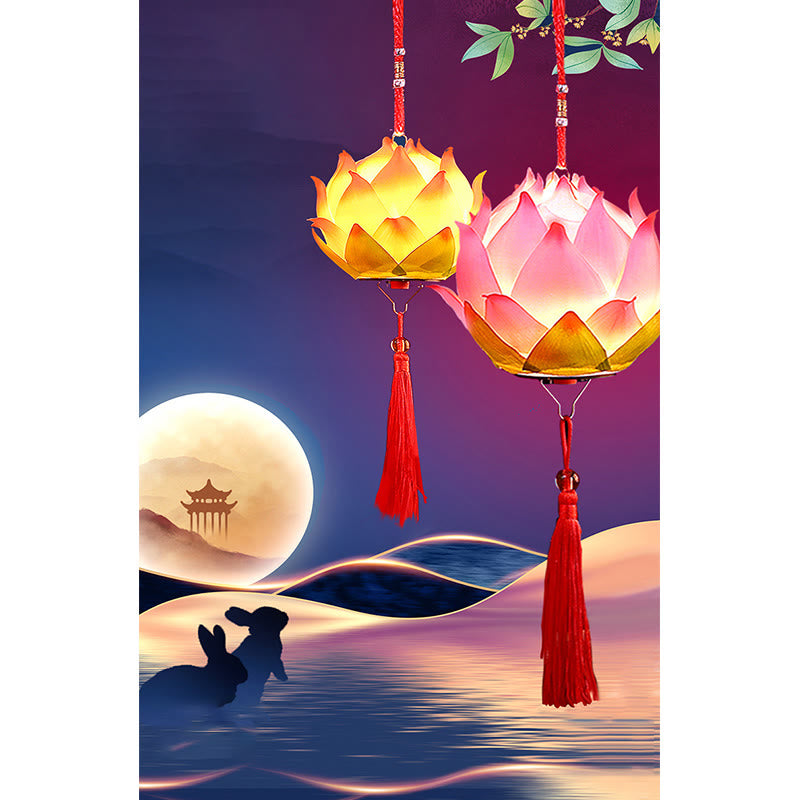 DIY Lotus Flower Dragon Lantern | Spiritual Home Accent