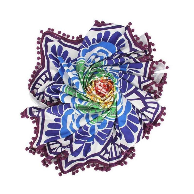 150x150cm Polyester Mandala Tapestry for Meditation & Decor