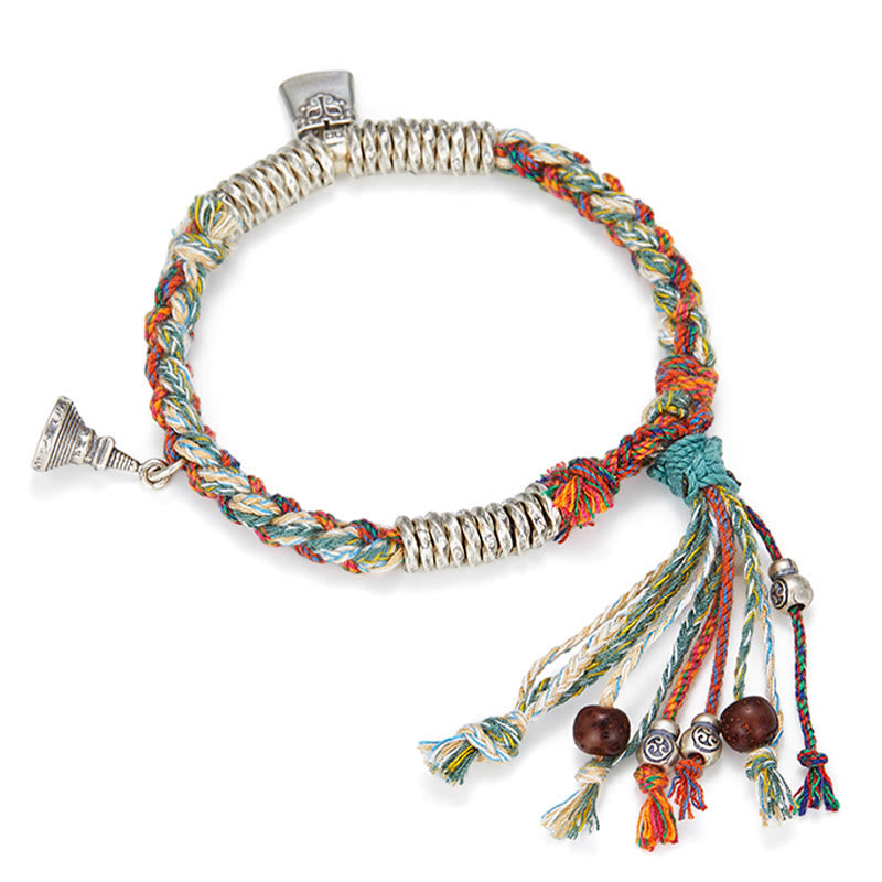 Multiple Strands 925 Sterling Silver Protection Bracelet