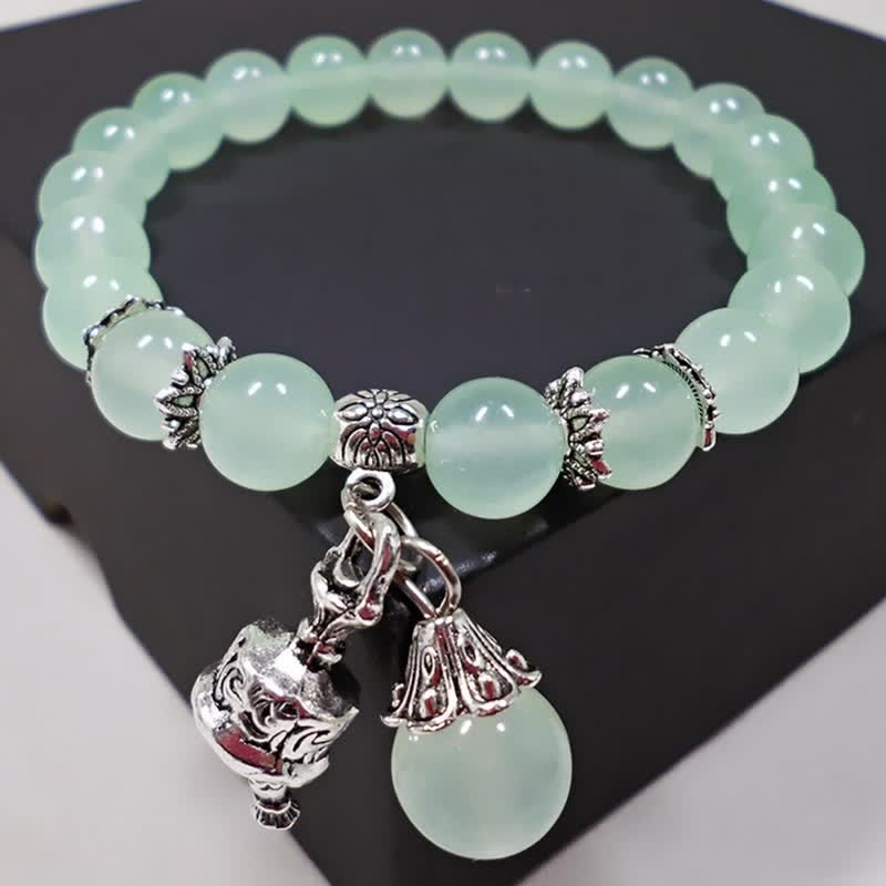 8mm Chalcedony Energy Bracelet for Spiritual Balance