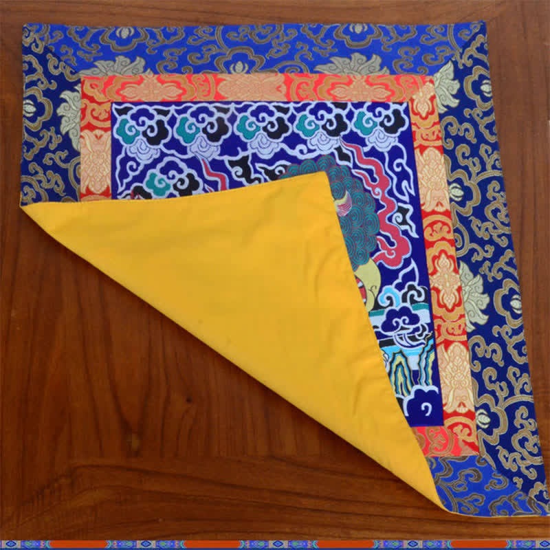 Meditation Prayer Altar Mat with Fengshui Kirin Symbol