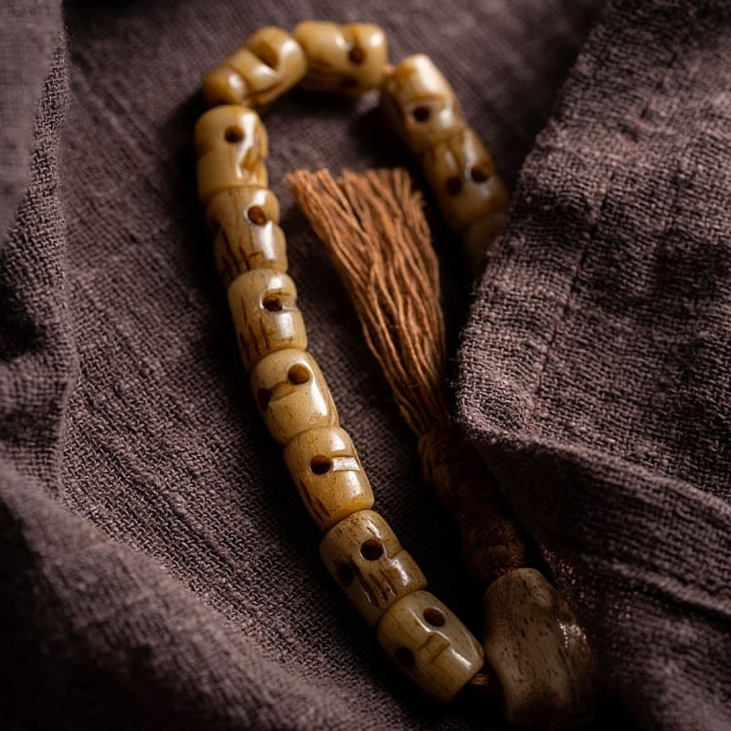Yak Bone Spiritual Bracelet | Protection & Balance Energy