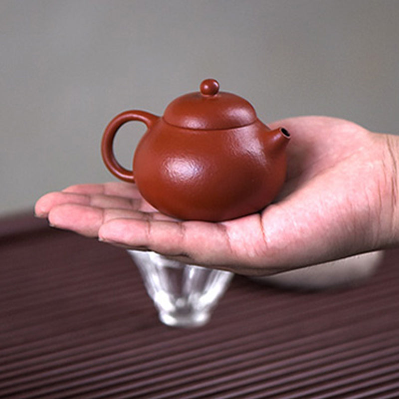 Small Size Yixing Wen Dan Purple Clay Teapot 110ml