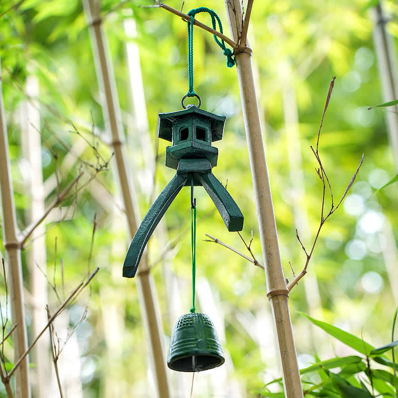 75cm Handmade Auspicious Iron Wall Hanging Chime Bell