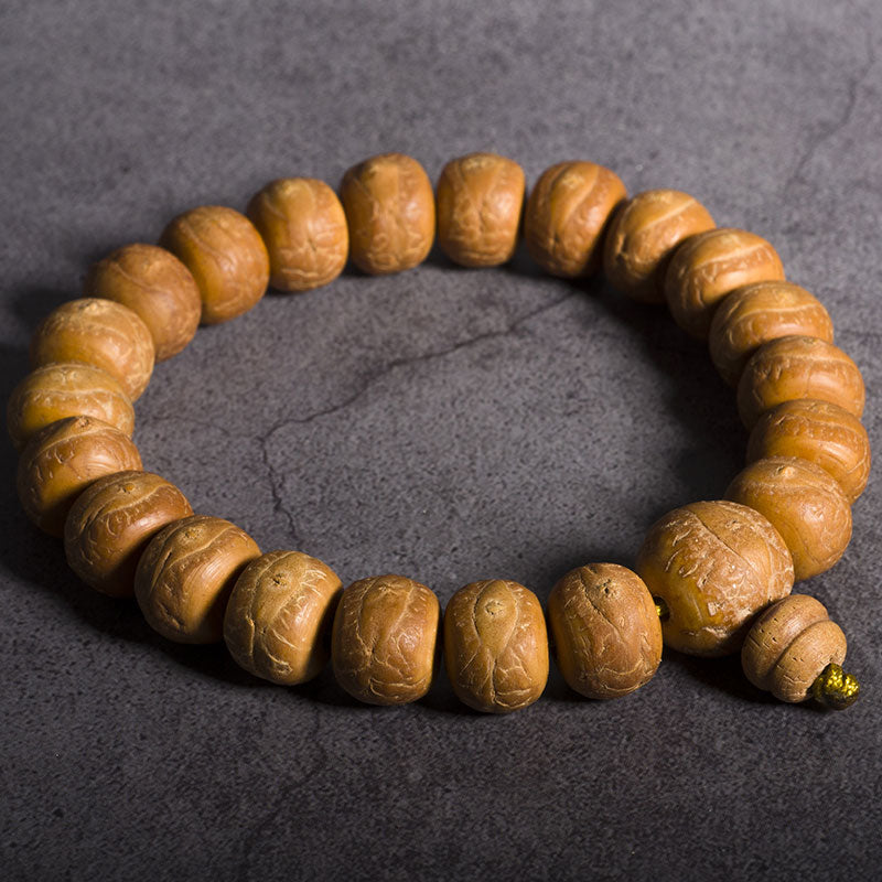 15mm Bodhi Seed Wrist Mala for Luck & Auspiciousness