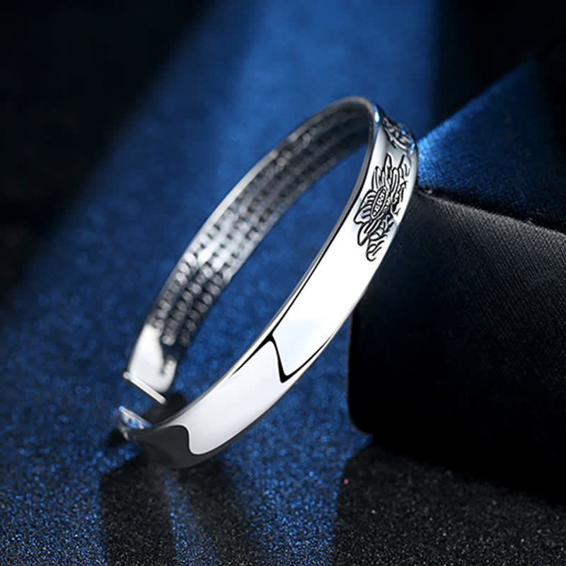 Adjustable Copper Lotus Bracelet for Enlightenment & New Beginnings